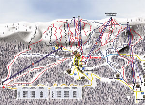 jahorina - mapa ski staza